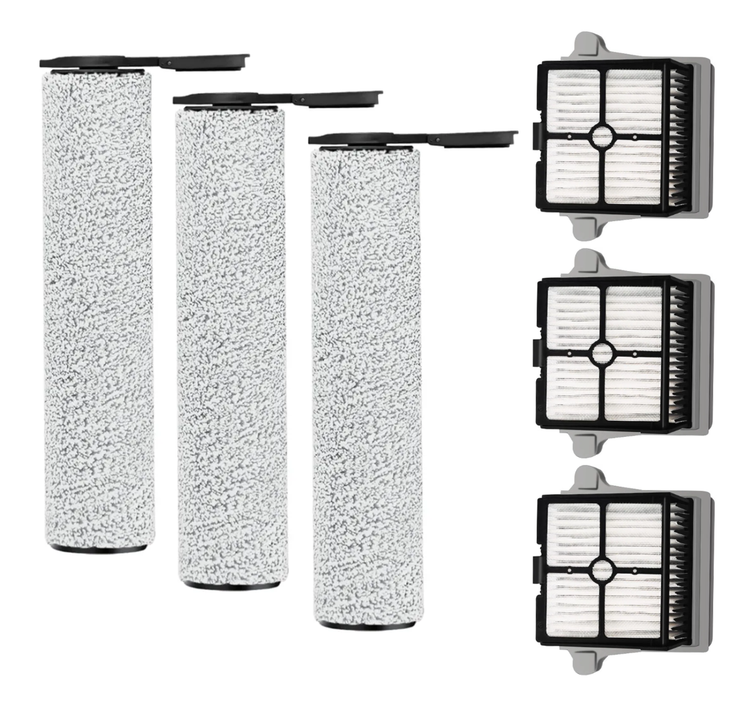 Kit de 3 Filtros y 3 Rodillos para FLOOR ONE S7 Steam