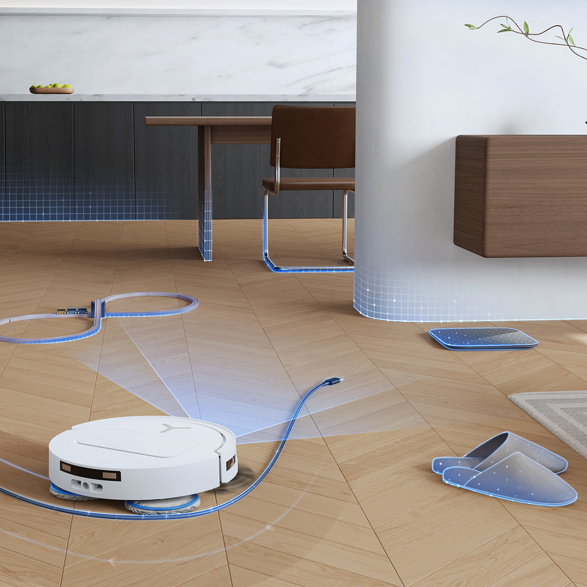 Ecovacs DEEBOT T50 PRO OMNI White(Blanco)
